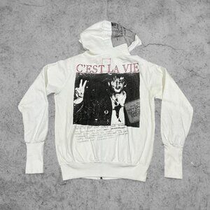 C'est La Vie Grapic Full Zip Hoodie, Size M